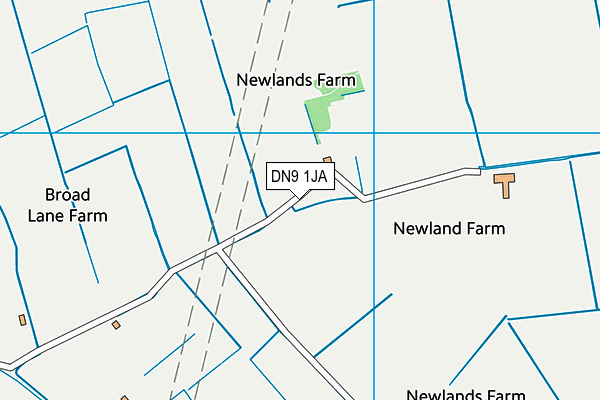 DN9 1JA map - OS VectorMap District (Ordnance Survey) DN9 1JA map - OS VectorMap District (Ordnance Survey)