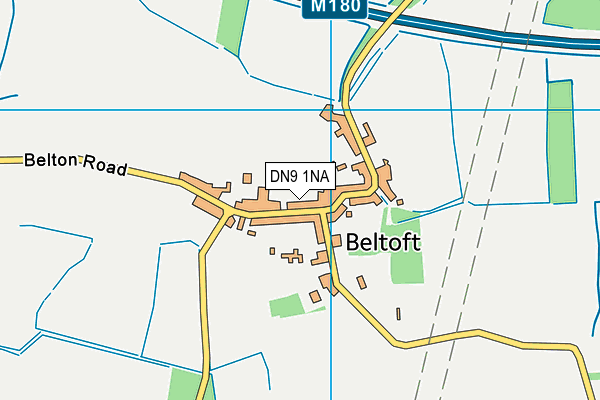 DN9 1NA map - OS VectorMap District (Ordnance Survey) DN9 1NA map - OS VectorMap District (Ordnance Survey)