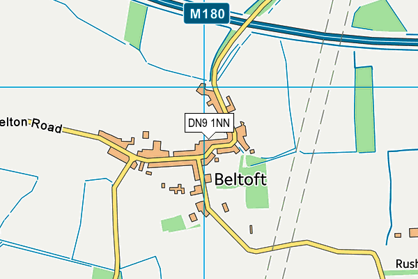 DN9 1NN map - OS VectorMap District (Ordnance Survey) DN9 1NN map - OS VectorMap District (Ordnance Survey)