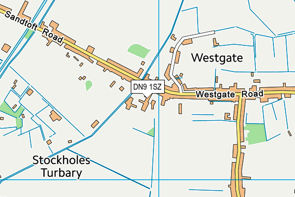 DN9 1SZ map - OS VectorMap District (Ordnance Survey) DN9 1SZ map - OS VectorMap District (Ordnance Survey)