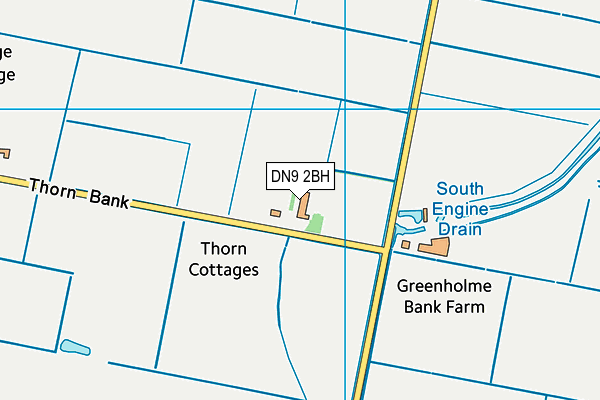 DN9 2BH map - OS VectorMap District (Ordnance Survey) DN9 2BH map - OS VectorMap District (Ordnance Survey)