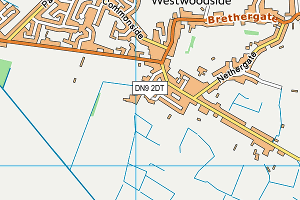 DN9 2DT map - OS VectorMap District (Ordnance Survey) DN9 2DT map - OS VectorMap District (Ordnance Survey)