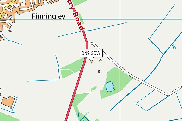 DN9 3DW map - OS VectorMap District (Ordnance Survey) DN9 3DW map - OS VectorMap District (Ordnance Survey)