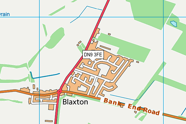 DN9 3FE map - OS VectorMap District (Ordnance Survey) DN9 3FE map - OS VectorMap District (Ordnance Survey)