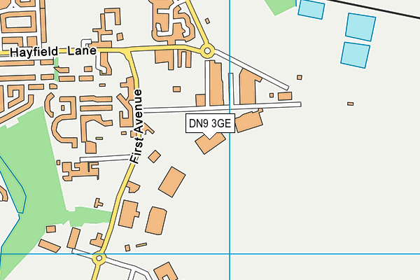 DN9 3GE map - OS VectorMap District (Ordnance Survey) DN9 3GE map - OS VectorMap District (Ordnance Survey)
