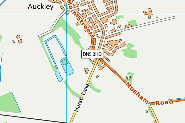DN9 3HQ map - OS VectorMap District (Ordnance Survey) DN9 3HQ map - OS VectorMap District (Ordnance Survey)