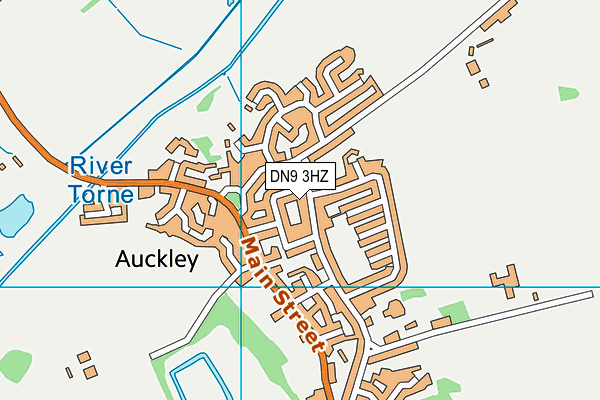 DN9 3HZ map - OS VectorMap District (Ordnance Survey) DN9 3HZ map - OS VectorMap District (Ordnance Survey)