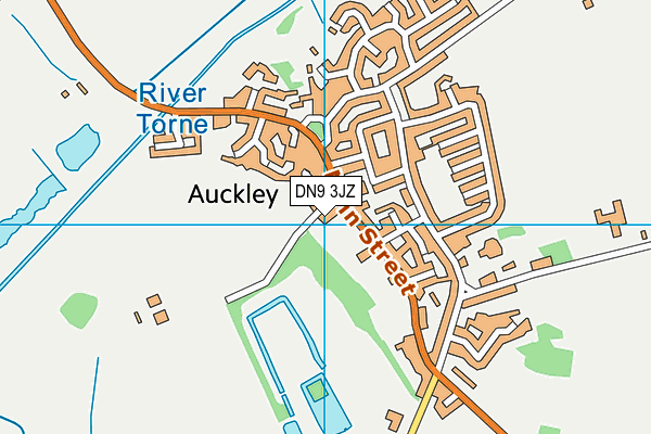 DN9 3JZ map - OS VectorMap District (Ordnance Survey) DN9 3JZ map - OS VectorMap District (Ordnance Survey)