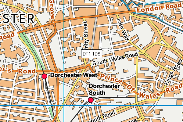 DT1 1DS map - OS VectorMap District (Ordnance Survey) DT1 1DS map - OS VectorMap District (Ordnance Survey)
