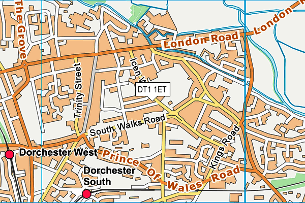 DT1 1ET map - OS VectorMap District (Ordnance Survey) DT1 1ET map - OS VectorMap District (Ordnance Survey)