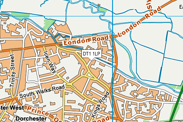 DT1 1LP map - OS VectorMap District (Ordnance Survey) DT1 1LP map - OS VectorMap District (Ordnance Survey)