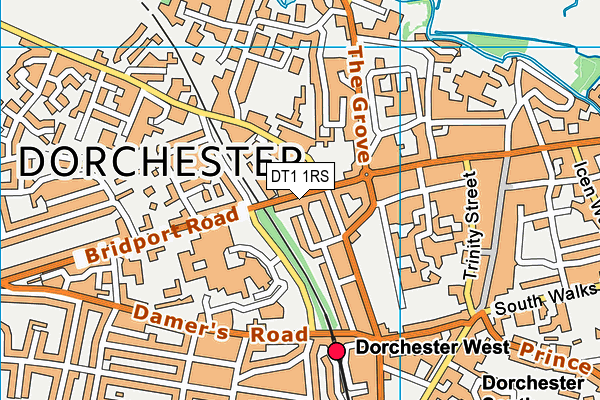 DT1 1RS map - OS VectorMap District (Ordnance Survey) DT1 1RS map - OS VectorMap District (Ordnance Survey)