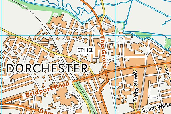 DT1 1SL map - OS VectorMap District (Ordnance Survey) DT1 1SL map - OS VectorMap District (Ordnance Survey)
