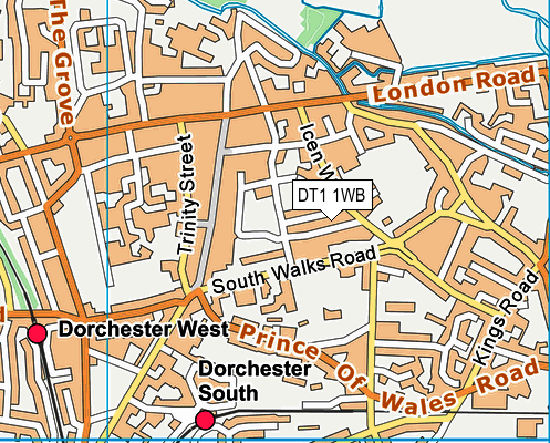 DT1 1WB map - OS VectorMap District (Ordnance Survey) DT1 1WB map - OS VectorMap District (Ordnance Survey)