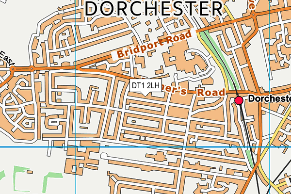 DT1 2LH map - OS VectorMap District (Ordnance Survey) DT1 2LH map - OS VectorMap District (Ordnance Survey)