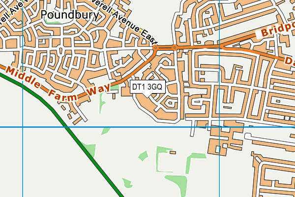 DT1 3GQ map - OS VectorMap District (Ordnance Survey) DT1 3GQ map - OS VectorMap District (Ordnance Survey)