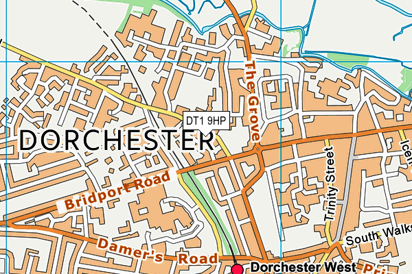 DT1 9HP map - OS VectorMap District (Ordnance Survey) DT1 9HP map - OS VectorMap District (Ordnance Survey)