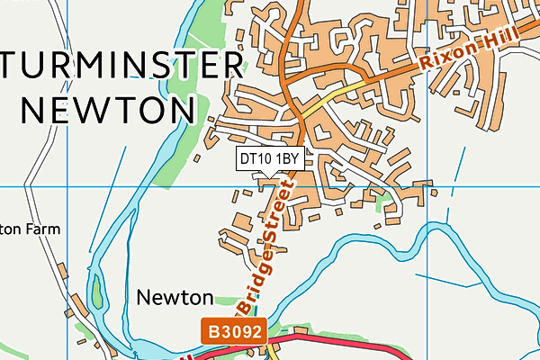 DT10 1BY map - OS VectorMap District (Ordnance Survey)