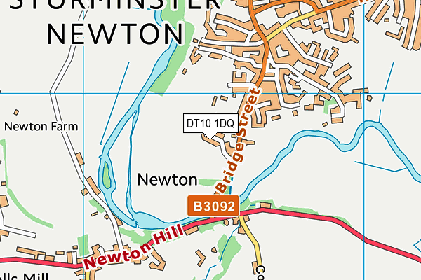 DT10 1DQ map - OS VectorMap District (Ordnance Survey)