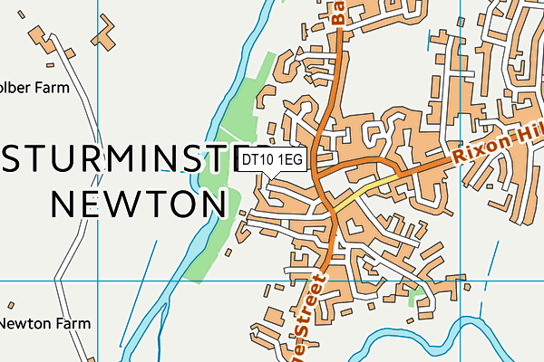 DT10 1EG map - OS VectorMap District (Ordnance Survey)