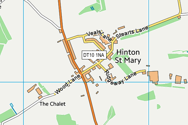 DT10 1NA map - OS VectorMap District (Ordnance Survey)