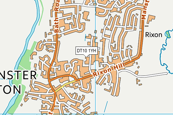 DT10 1YH map - OS VectorMap District (Ordnance Survey) DT10 1YH map - OS VectorMap District (Ordnance Survey)