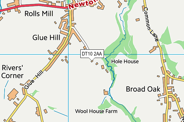 DT10 2AA map - OS VectorMap District (Ordnance Survey) DT10 2AA map - OS VectorMap District (Ordnance Survey)