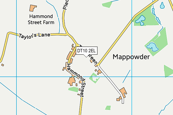 DT10 2EL map - OS VectorMap District (Ordnance Survey) DT10 2EL map - OS VectorMap District (Ordnance Survey)