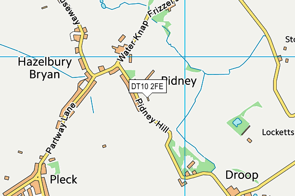 DT10 2FE map - OS VectorMap District (Ordnance Survey) DT10 2FE map - OS VectorMap District (Ordnance Survey)