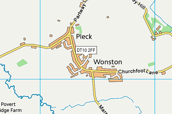 DT10 2FF map - OS VectorMap District (Ordnance Survey) DT10 2FF map - OS VectorMap District (Ordnance Survey)