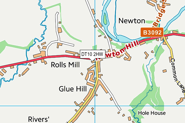 DT10 2HW map - OS VectorMap District (Ordnance Survey) DT10 2HW map - OS VectorMap District (Ordnance Survey)