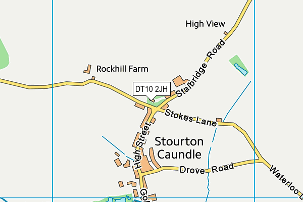 DT10 2JH map - OS VectorMap District (Ordnance Survey) DT10 2JH map - OS VectorMap District (Ordnance Survey)