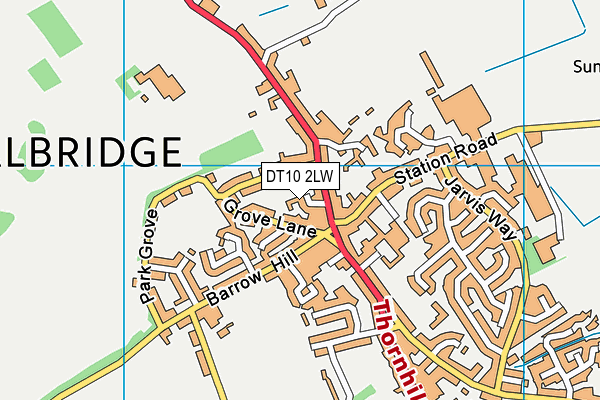 DT10 2LW map - OS VectorMap District (Ordnance Survey) DT10 2LW map - OS VectorMap District (Ordnance Survey)