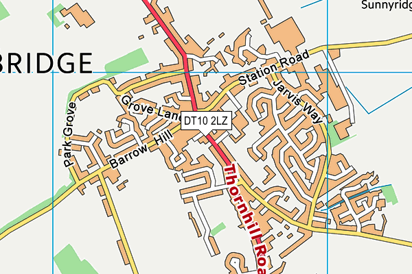 DT10 2LZ map - OS VectorMap District (Ordnance Survey) DT10 2LZ map - OS VectorMap District (Ordnance Survey)