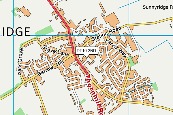 DT10 2ND map - OS VectorMap District (Ordnance Survey) DT10 2ND map - OS VectorMap District (Ordnance Survey)