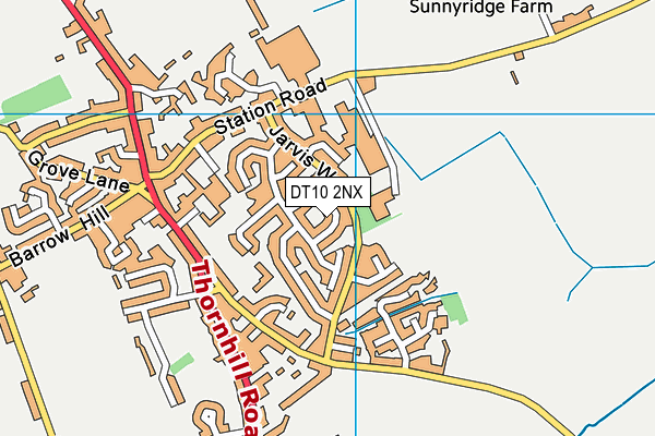 DT10 2NX map - OS VectorMap District (Ordnance Survey) DT10 2NX map - OS VectorMap District (Ordnance Survey)