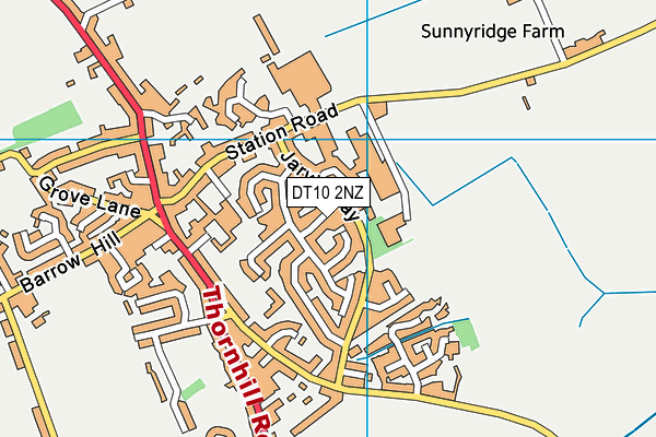 DT10 2NZ map - OS VectorMap District (Ordnance Survey) DT10 2NZ map - OS VectorMap District (Ordnance Survey)