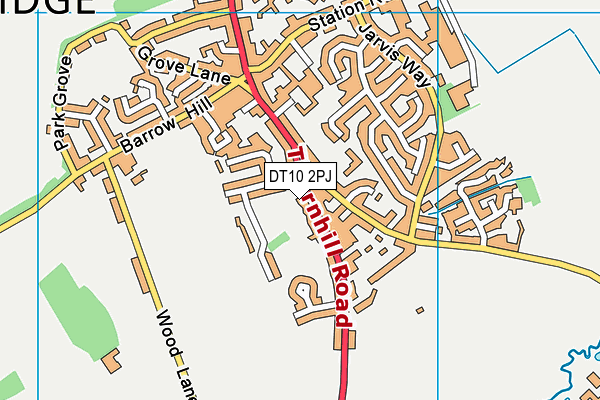 DT10 2PJ map - OS VectorMap District (Ordnance Survey) DT10 2PJ map - OS VectorMap District (Ordnance Survey)
