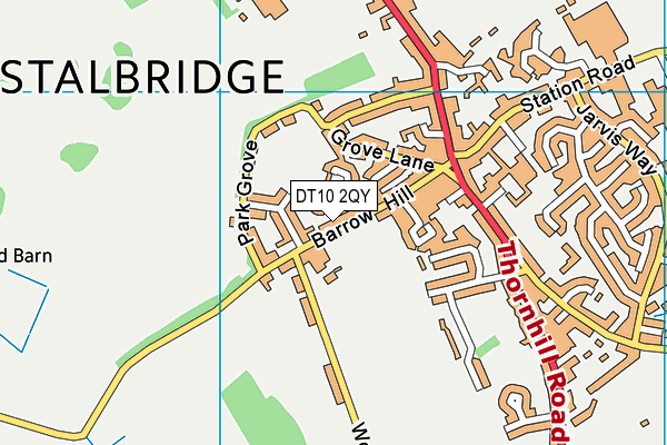DT10 2QY map - OS VectorMap District (Ordnance Survey) DT10 2QY map - OS VectorMap District (Ordnance Survey)
