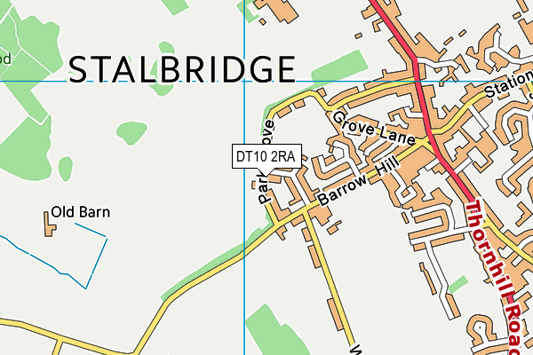 DT10 2RA map - OS VectorMap District (Ordnance Survey) DT10 2RA map - OS VectorMap District (Ordnance Survey)
