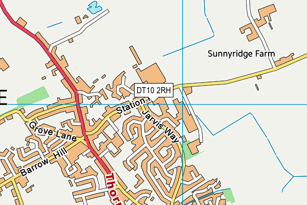 DT10 2RH map - OS VectorMap District (Ordnance Survey) DT10 2RH map - OS VectorMap District (Ordnance Survey)