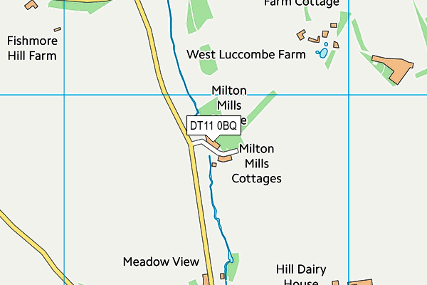 DT11 0BQ map - OS VectorMap District (Ordnance Survey) DT11 0BQ map - OS VectorMap District (Ordnance Survey)