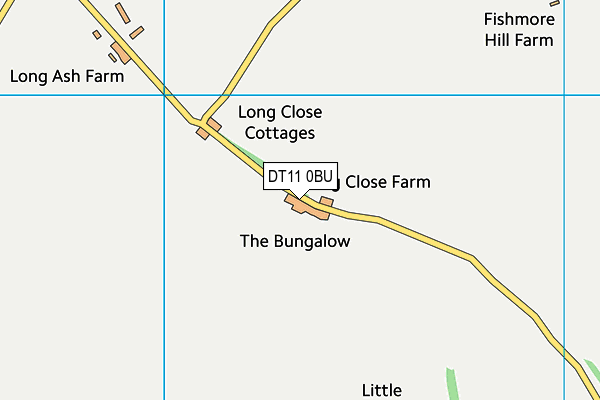 DT11 0BU map - OS VectorMap District (Ordnance Survey) DT11 0BU map - OS VectorMap District (Ordnance Survey)