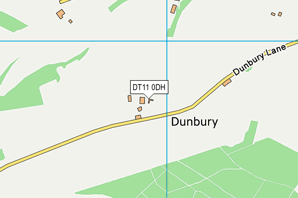 DT11 0DH map - OS VectorMap District (Ordnance Survey) DT11 0DH map - OS VectorMap District (Ordnance Survey)