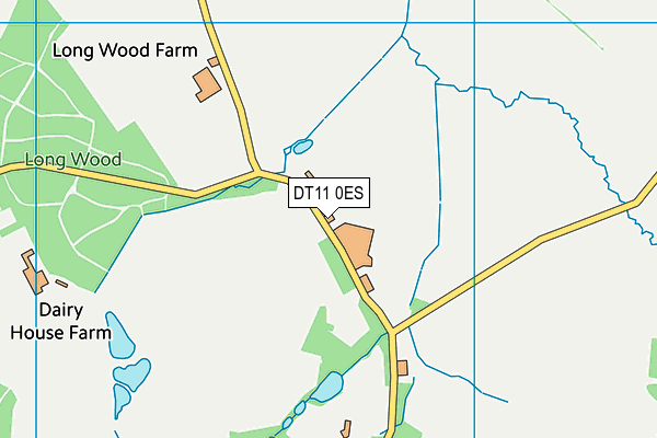 DT11 0ES map - OS VectorMap District (Ordnance Survey) DT11 0ES map - OS VectorMap District (Ordnance Survey)