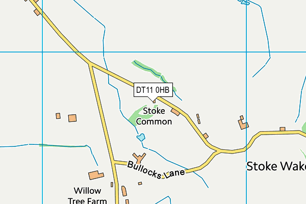 DT11 0HB map - OS VectorMap District (Ordnance Survey) DT11 0HB map - OS VectorMap District (Ordnance Survey)