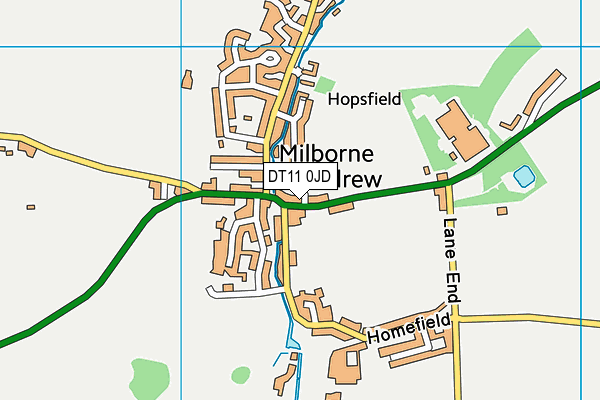 DT11 0JD map - OS VectorMap District (Ordnance Survey) DT11 0JD map - OS VectorMap District (Ordnance Survey)