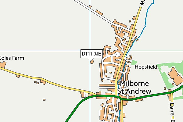 DT11 0JE map - OS VectorMap District (Ordnance Survey) DT11 0JE map - OS VectorMap District (Ordnance Survey)