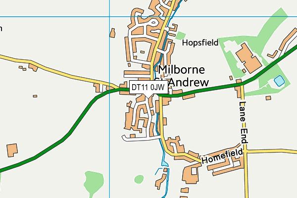 DT11 0JW map - OS VectorMap District (Ordnance Survey) DT11 0JW map - OS VectorMap District (Ordnance Survey)