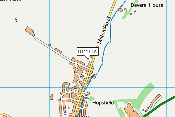 DT11 0LA map - OS VectorMap District (Ordnance Survey) DT11 0LA map - OS VectorMap District (Ordnance Survey)